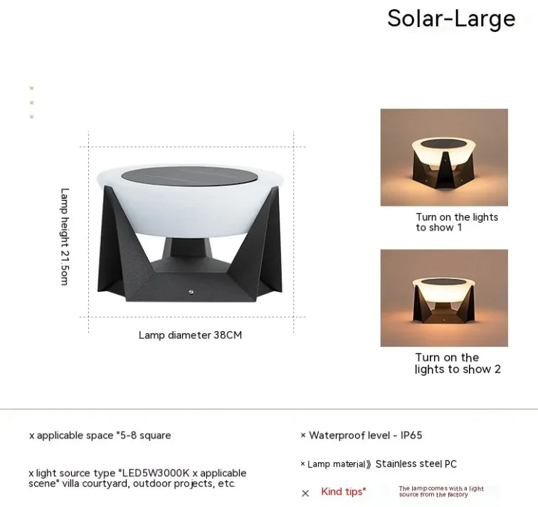 Solar Pillar Lamp