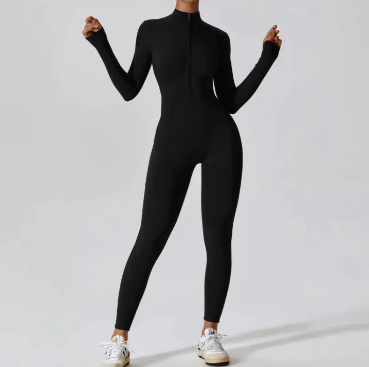 Stretch Athletic Yoga Bodysuit