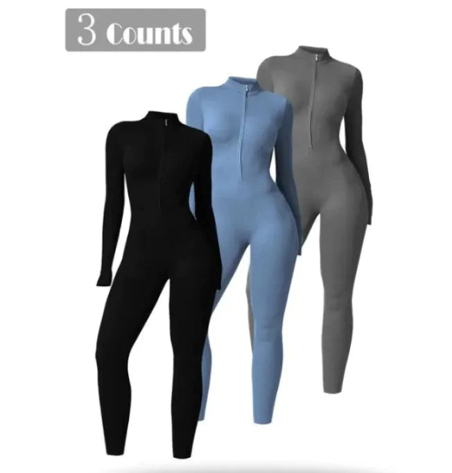 Stretch Athletic Yoga Bodysuit