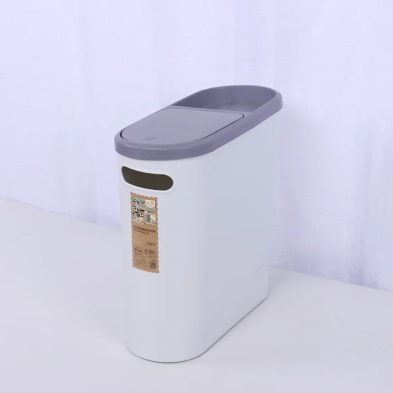 Press-Type Bounce Lid Trash Can