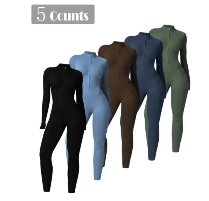 Stretch Athletic Yoga Bodysuit