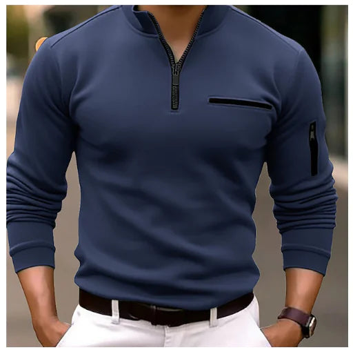 Spring And Autumn Arm Zipper Man's Sportswear