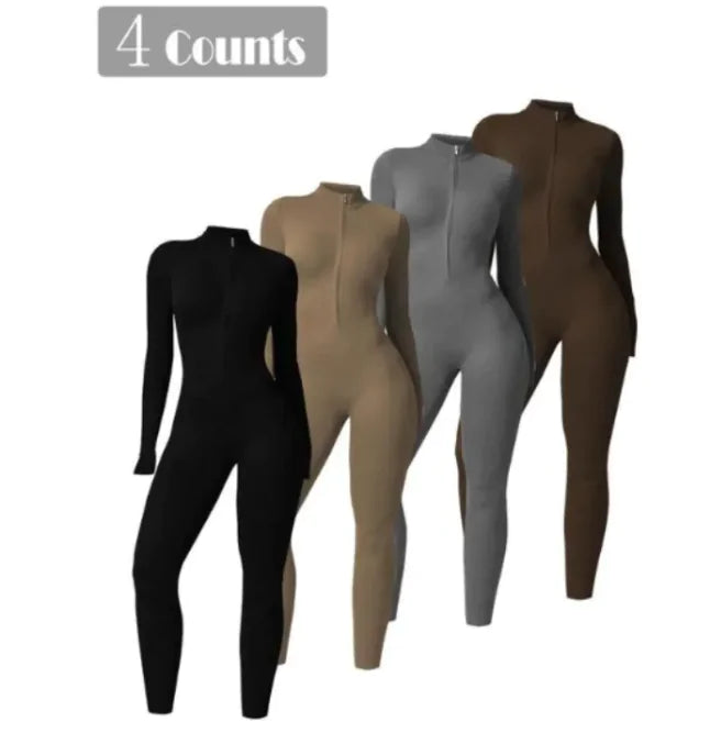 Stretch Athletic Yoga Bodysuit